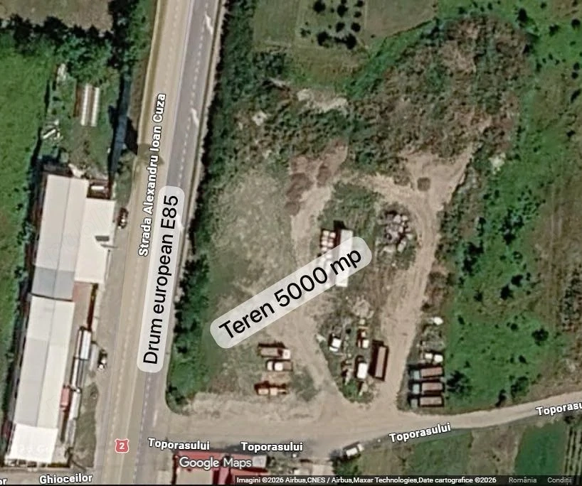 TEREN DE ÎNCHIRIAT   Nicolae Balcescu, Jud. Bacau -5.000 MP