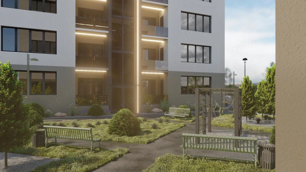Apartament cu 2 cu suprafata de  59.6 mp de vanzare in Sibiu