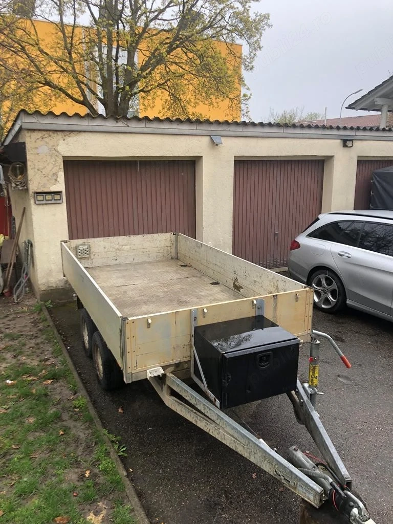 remorca 2 axe   2000kg