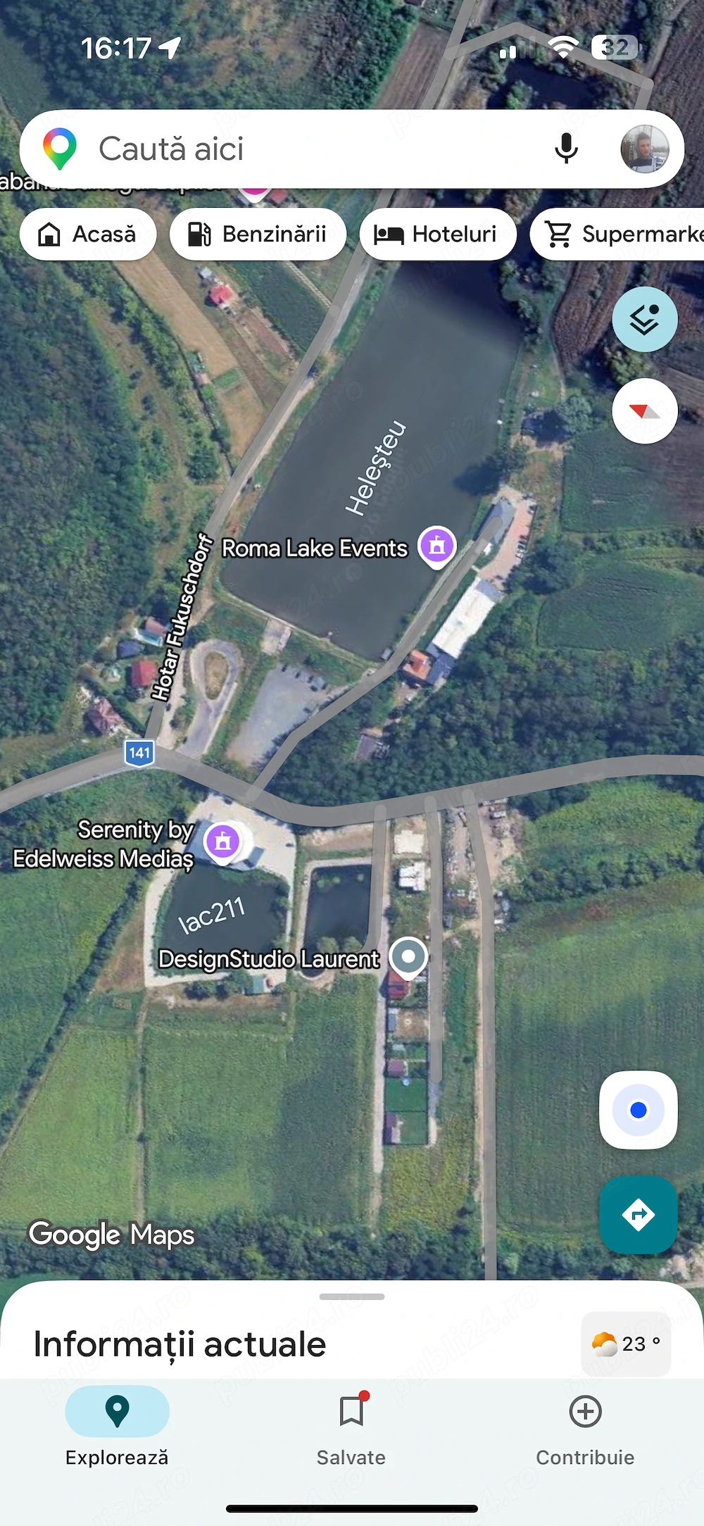 Vând teren intravilan în Mediaș, Jud. Sibiu     500 MP