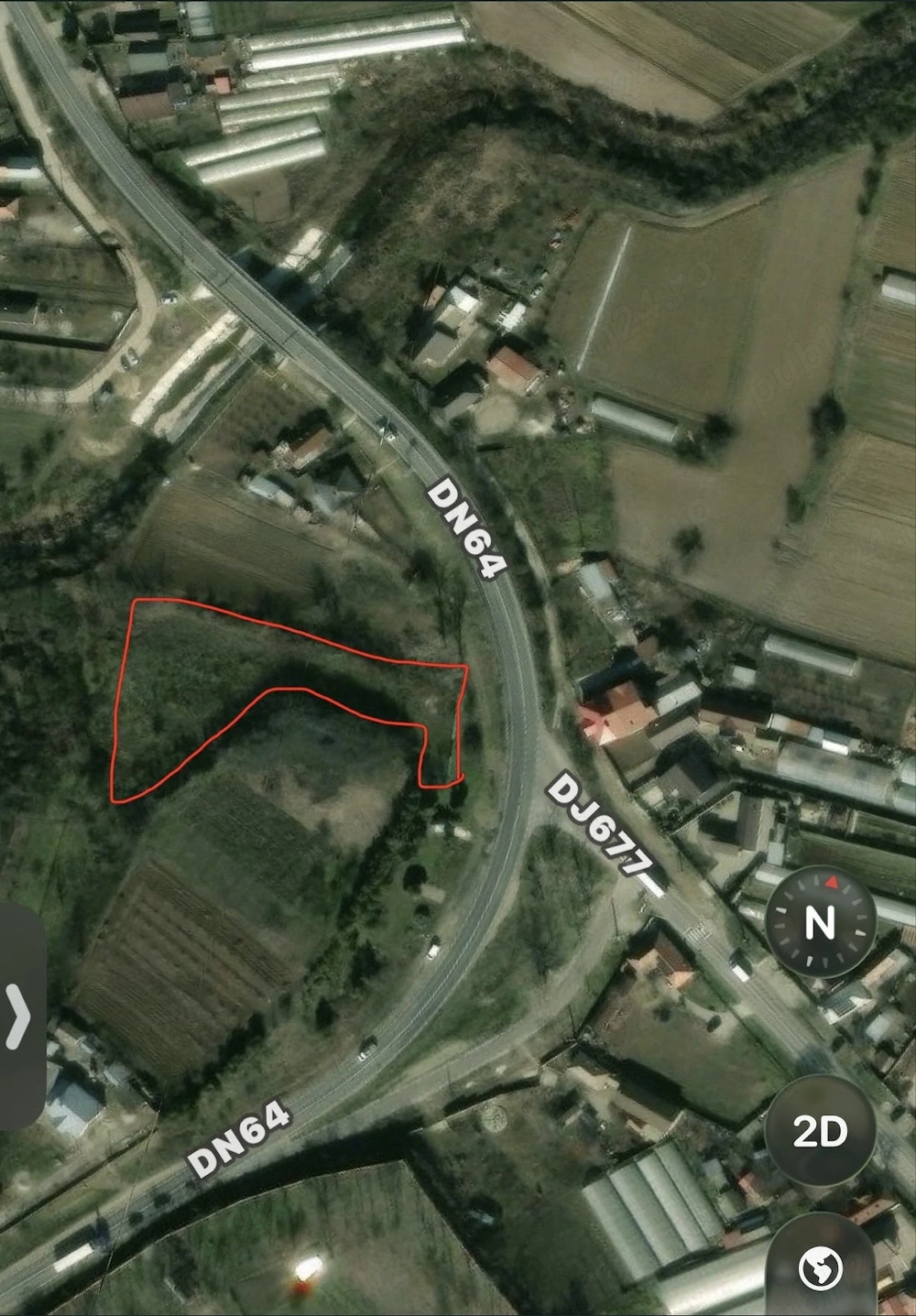 Vând teren în comuna Plesoiu 