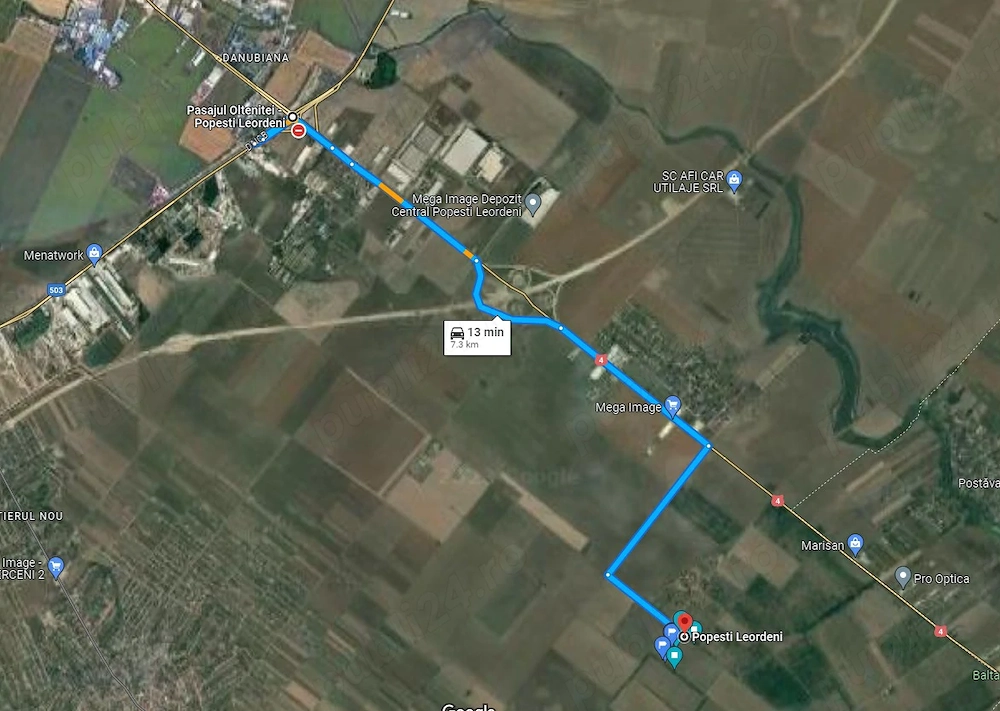 Teren 35.000 mp extravilan , Popești-Leordeni   proprietar, 13   mp