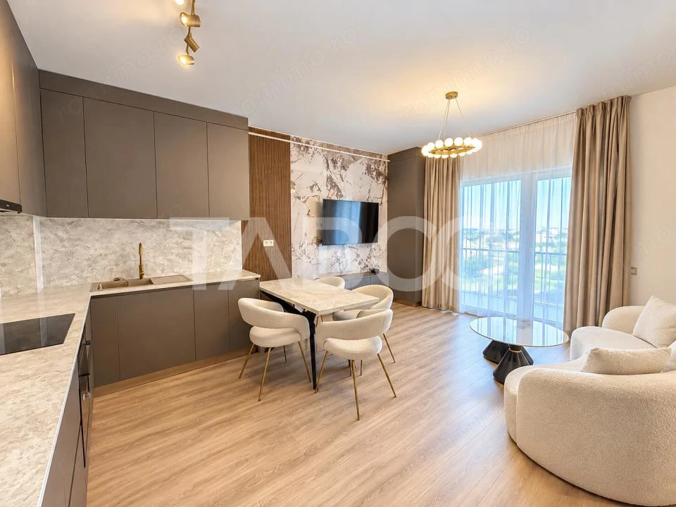 Apartament cu 2 camere in Floresti pe strada Eroilor mobilat si utilat