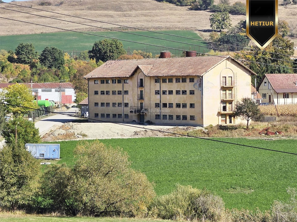 Cladire solida P+3 - 2238 mp - Fost uscator de hamei - Sighisoara, Hetiur - DN13, E60
