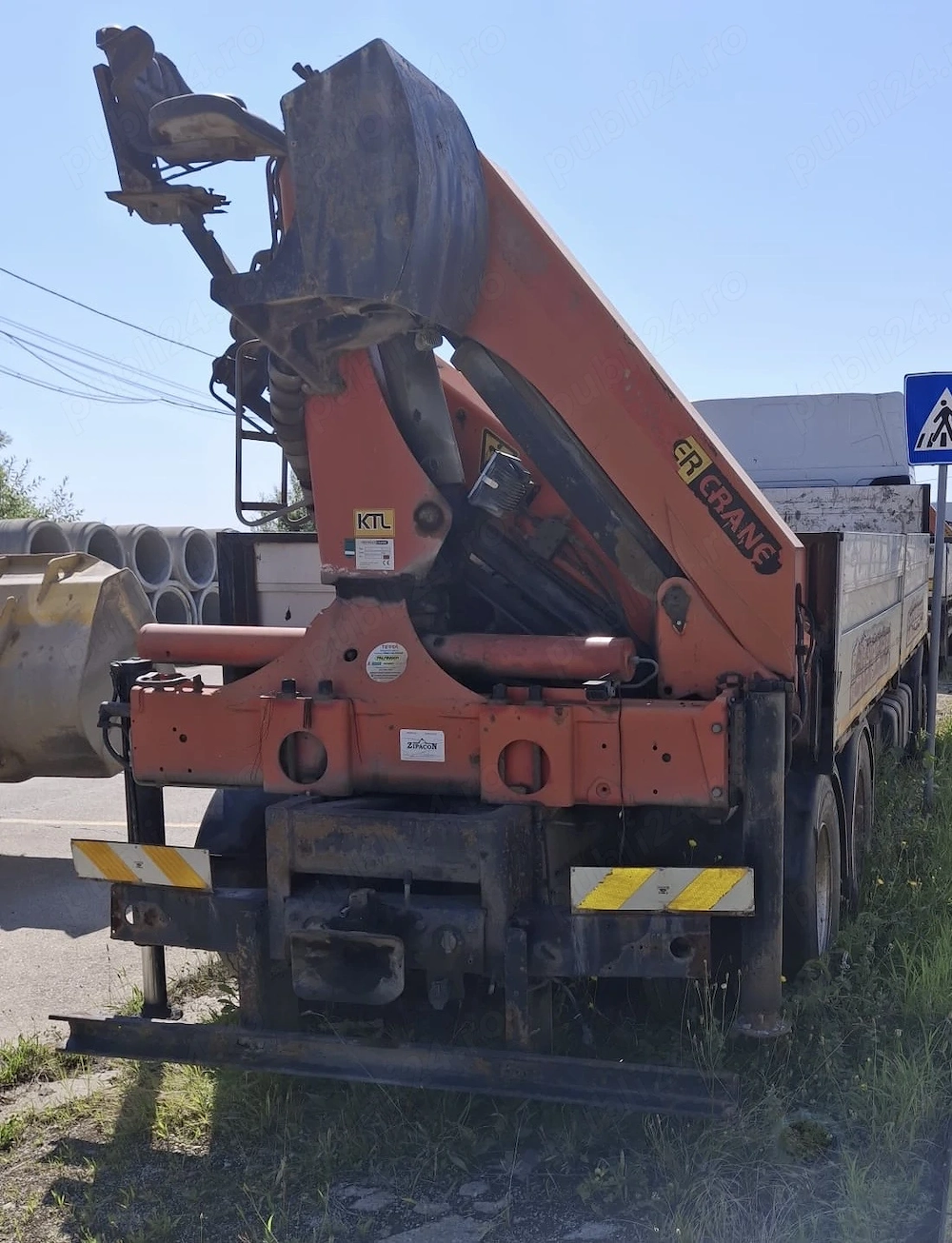 Macara palfinger materiale constructii PK 18500
