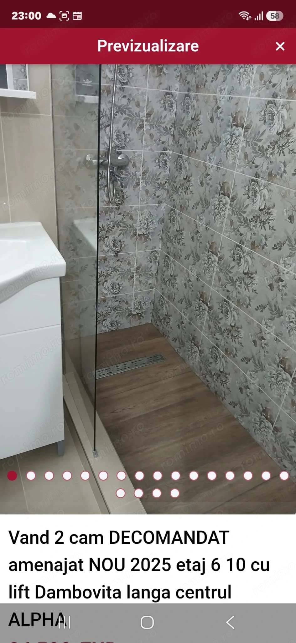 ap 2 camere complet DECOMANDAT 48 mp Dambovita amenajat total NOU 2026 etaj intermediar