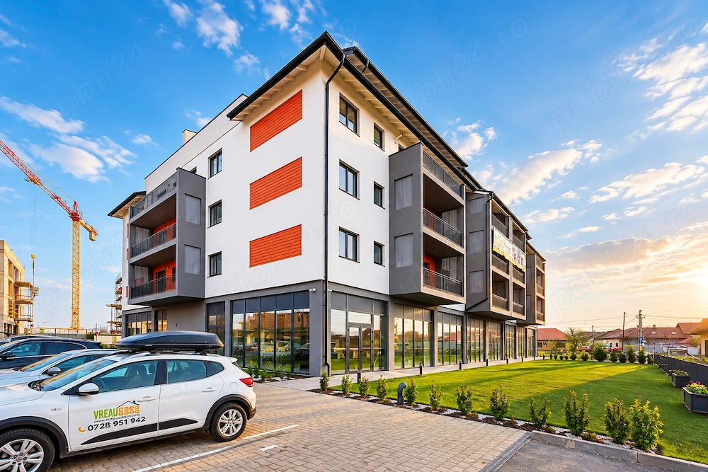  VreauCasaNoua - Apartament 2 camere , bloc nou, Torontalului - Mehala