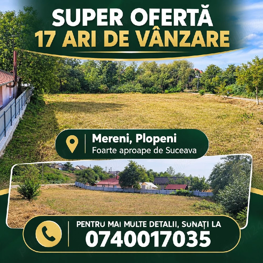 Teren intravilan in apropierea municipiului Suceava