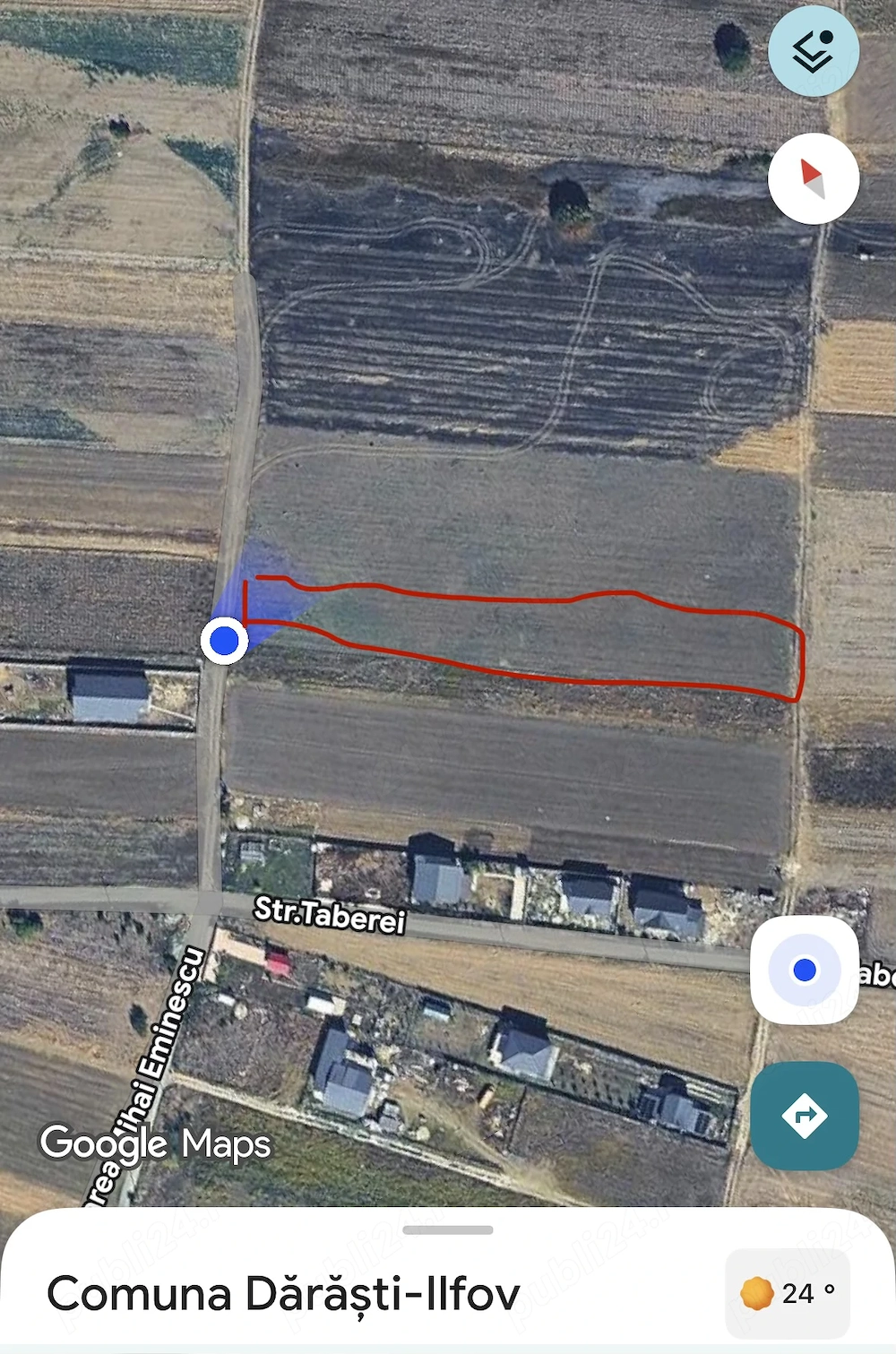 Teren de vanzare loc. Darasti Ilfov