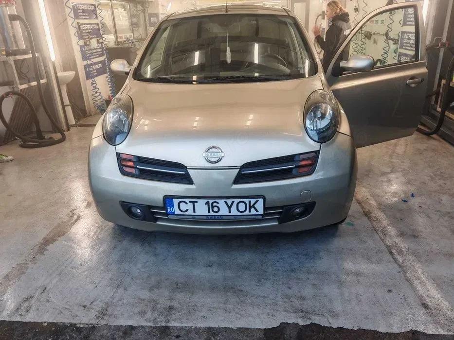 Vand Nissan micra k12 banzina 1.4 trapa electrica eleron Keyless go Keyless entry 75.000km