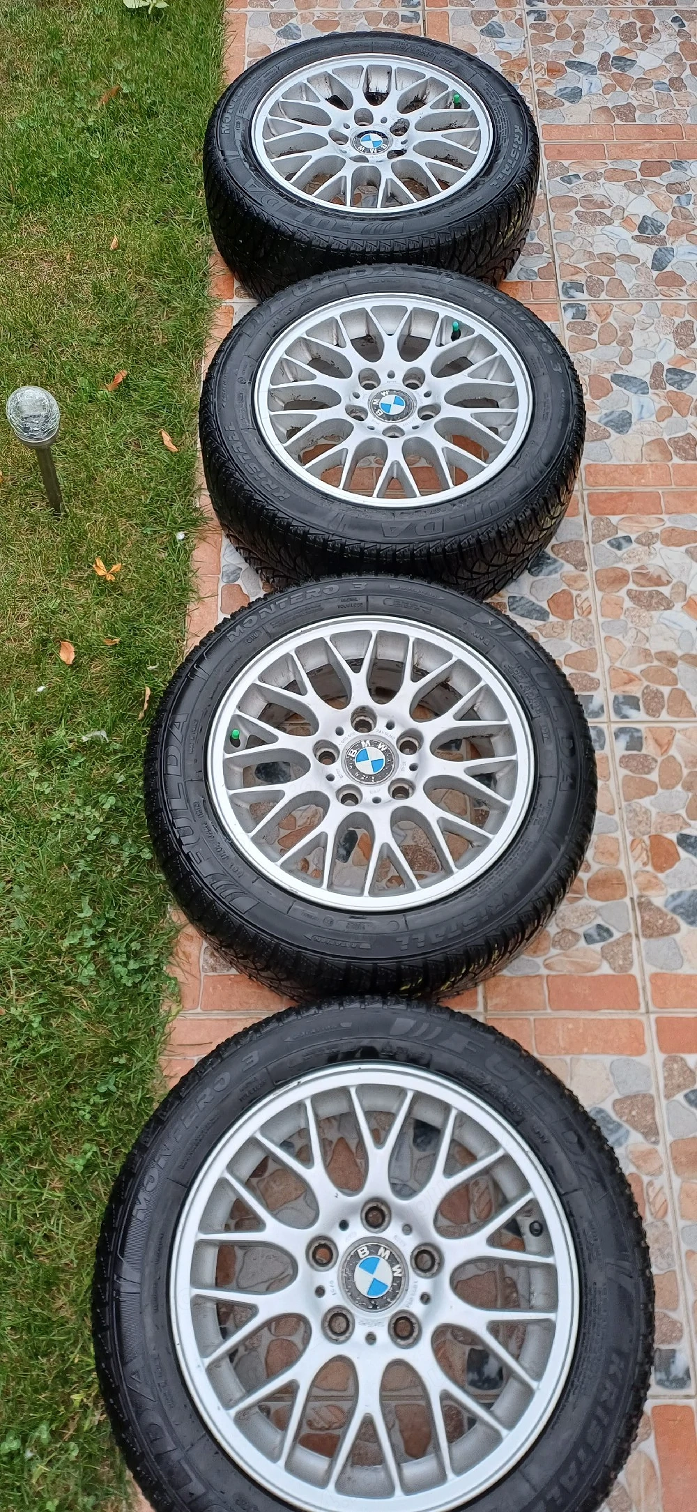 Jante aliaj R16 5x120 BMW . Anvelope iarna 205 55 16.