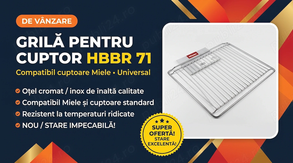 Grilaj cuptor Miele HBBR 71 PerfectClean original Sector 6 - Casa si ...