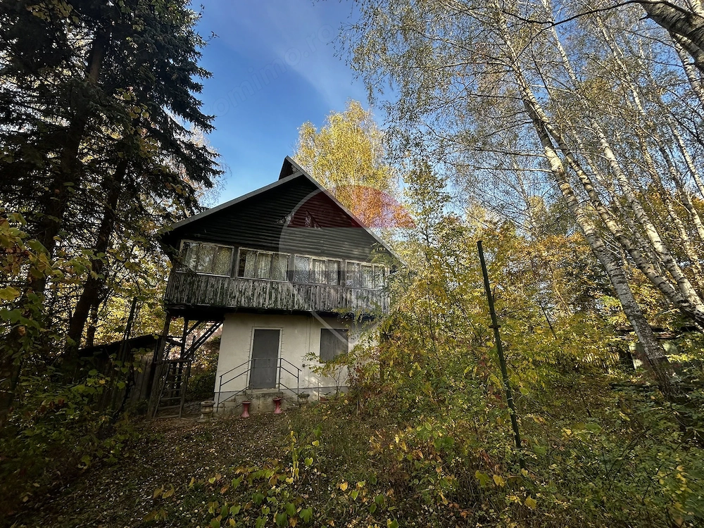 Teren de 900 mp cu cabană rustică, într-o zonă liniștită
