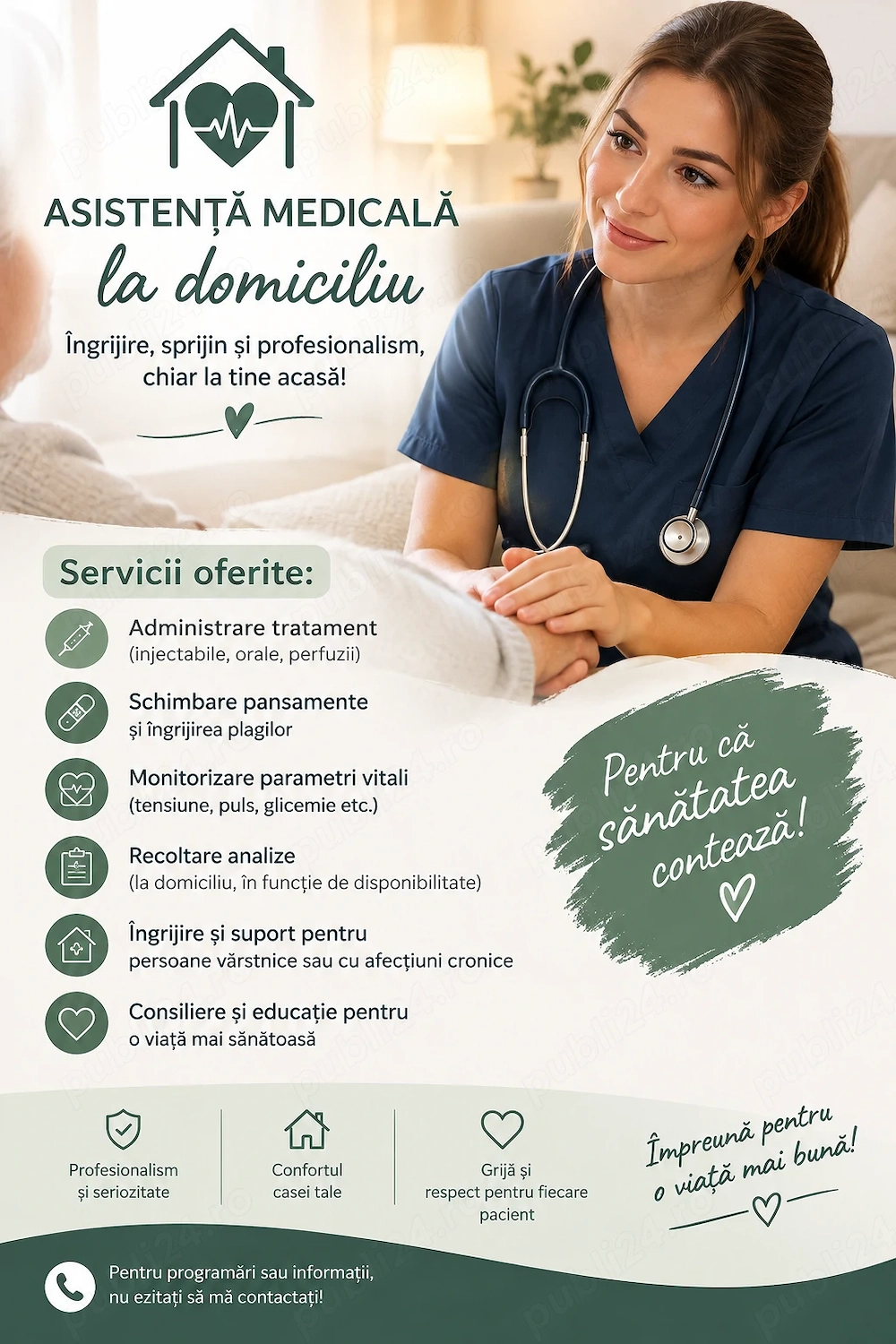 Asistent medical la domiciliu