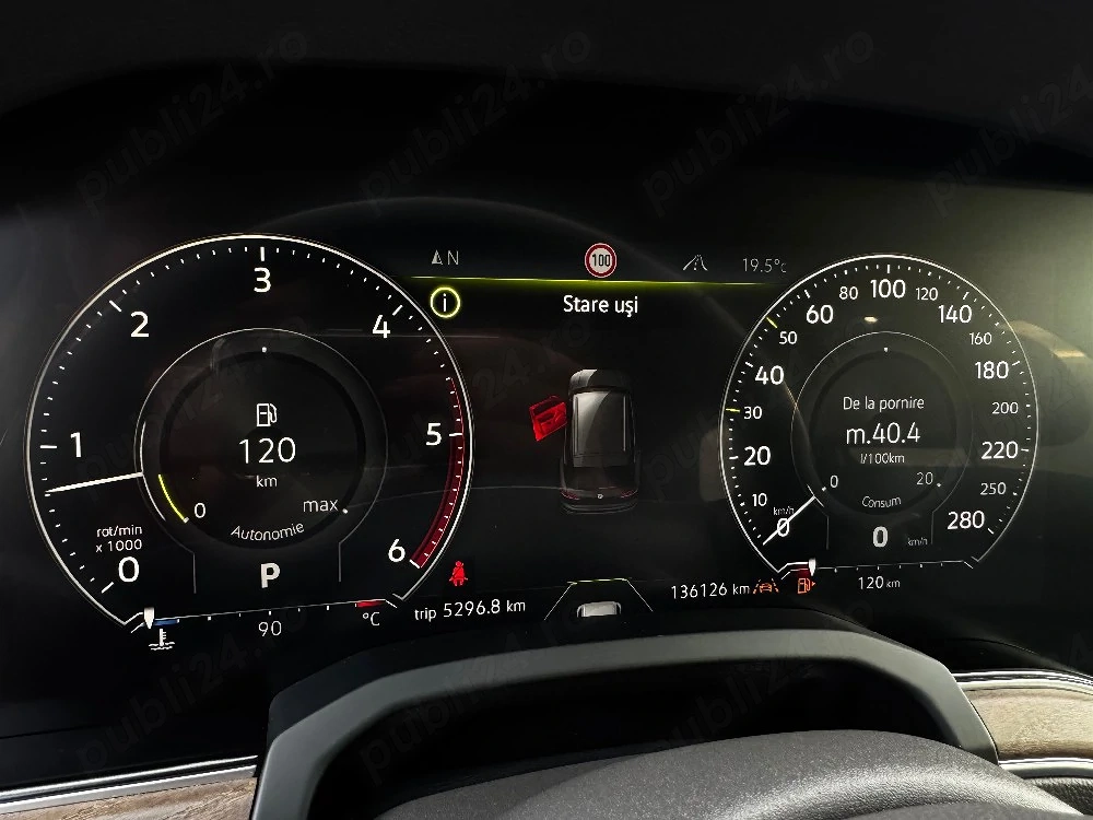 VW Touareg III 2018 | 3.0 TDI 286 CP | Suspensie Pneumatică | Punte Viratoare Spate | 136.000 KM rea