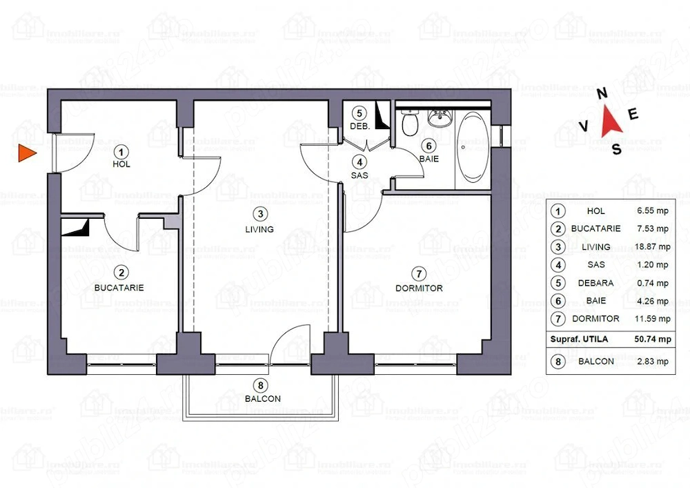 Apartament 2 camere București - poza 8