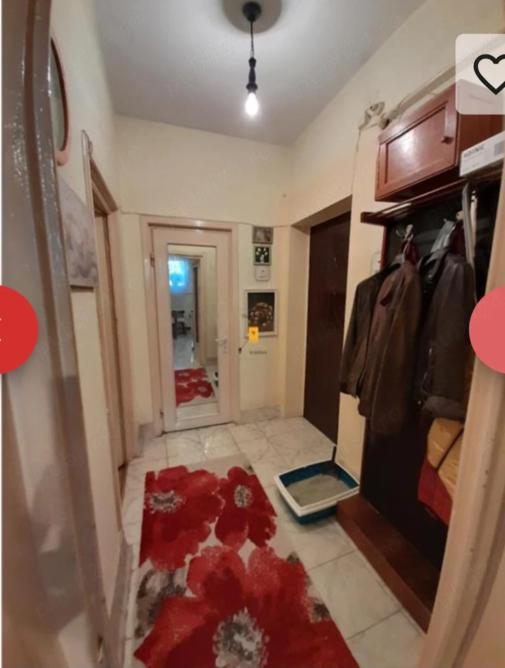 Strada praga, apartament 57mp, două camere, decomandat, mobilat, se închiriază. 
