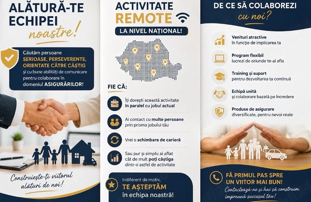 Cariera ta, flexibilitatea ta, succesul tău!