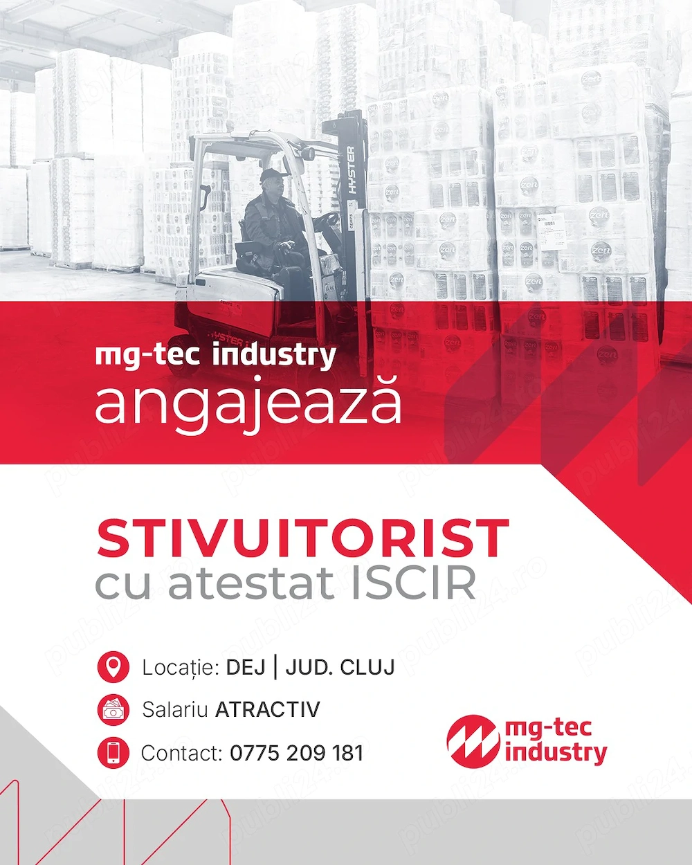 Angajam Stivuitorist