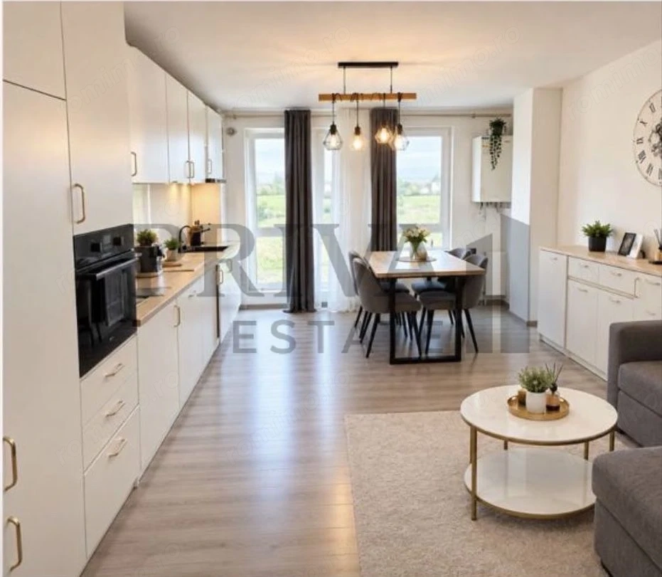 Apartament 2 camere 58 mp utili, etaj 1, loc parcare in CF.