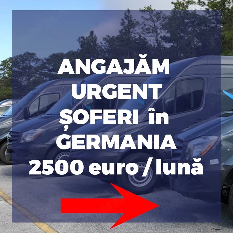 Căutăm Șofer Curier în Hannover, Germania