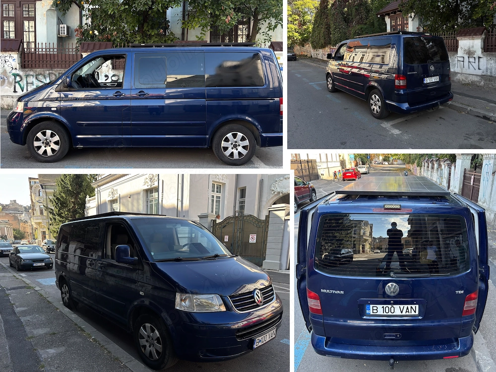 Vand Volkswagen Multivan T5 cu multe modificari.