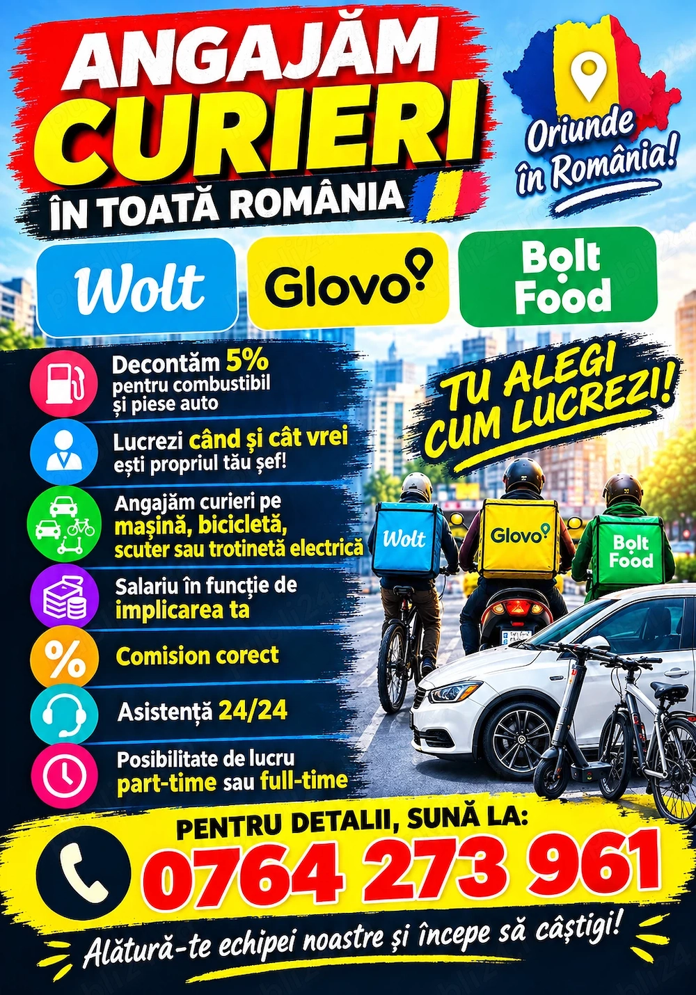angajare oriunde in romania