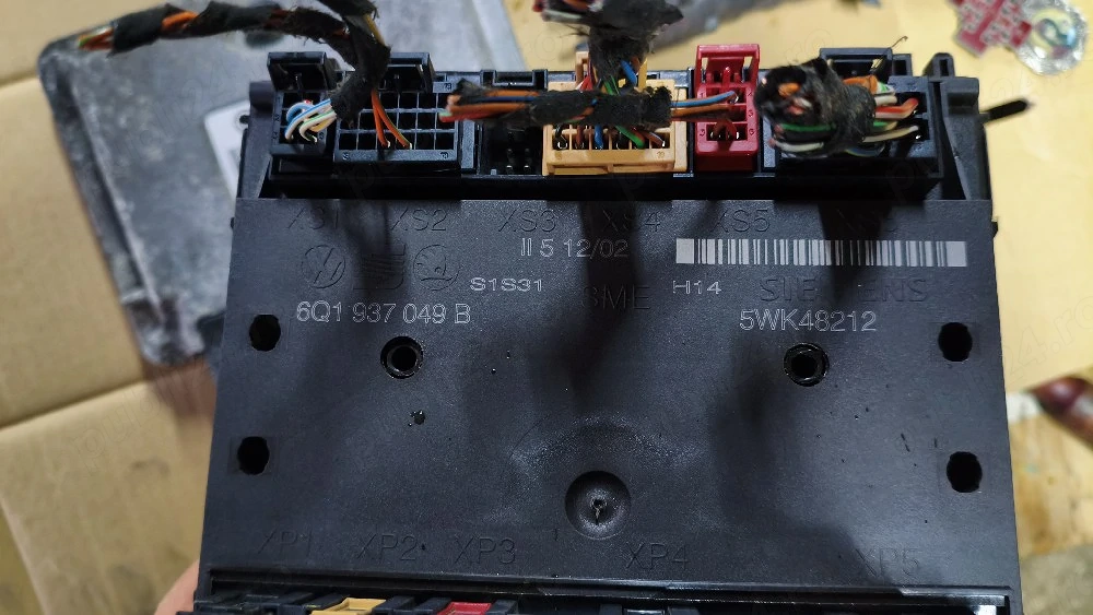 kit pornire skoda 1.4 16V imobilizator calculator modul închidere centralizată ceasuri de bord 