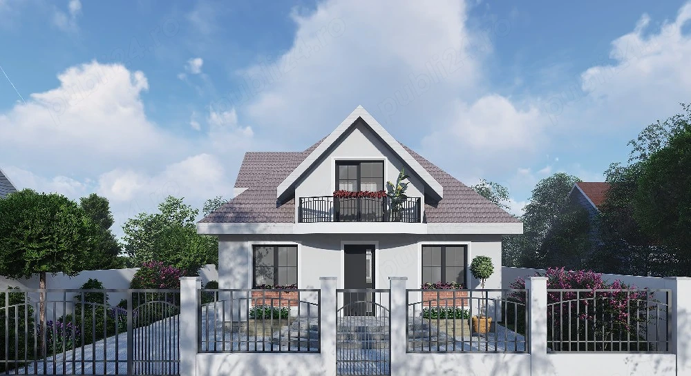 Teren  cu casa in constructie