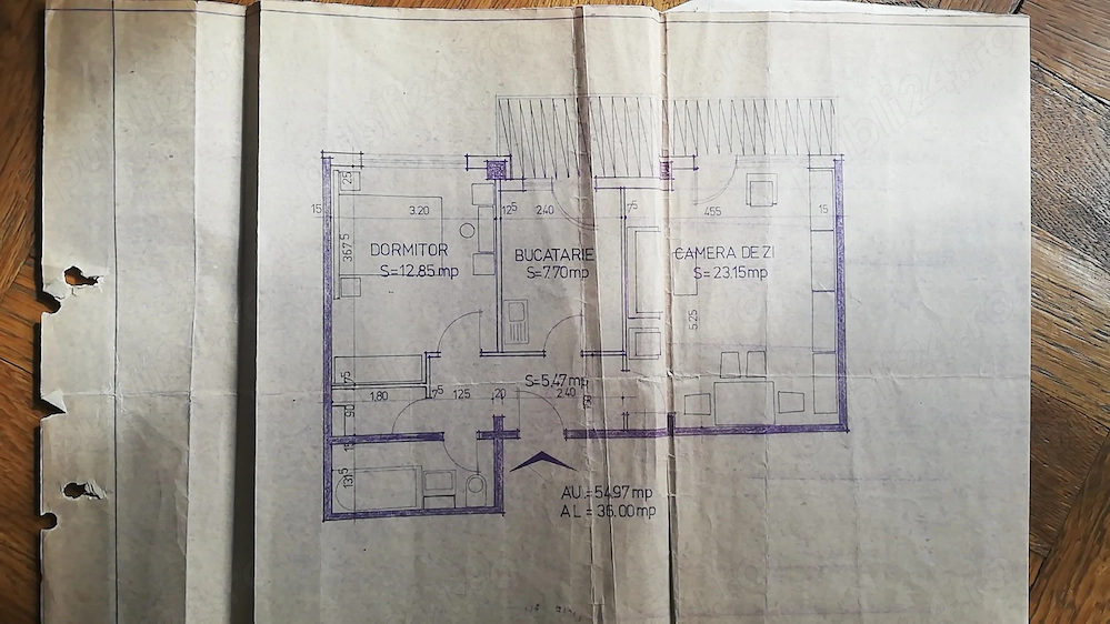 Vand apartament 2 camere