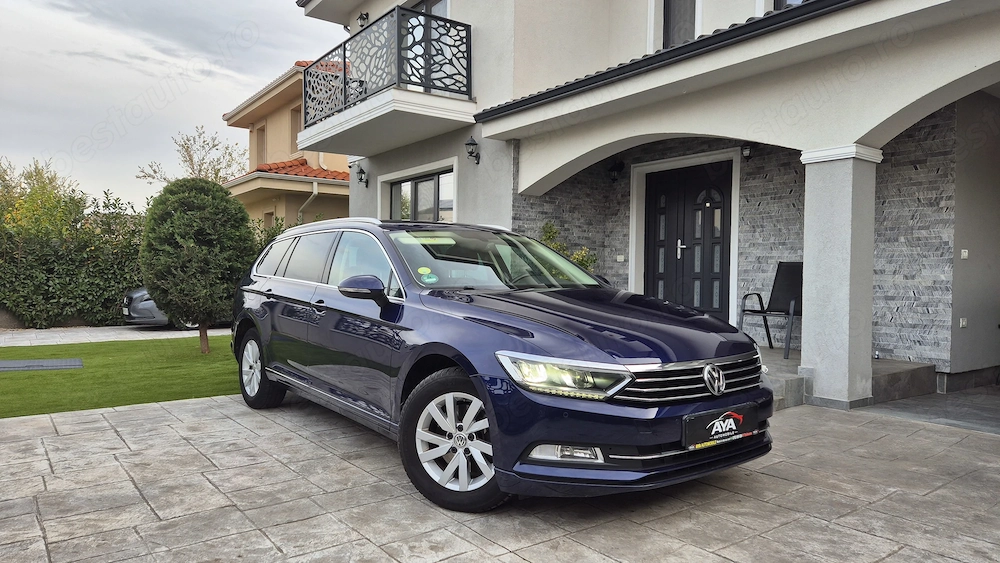 Vw Passat 1.6 Tdi 120 cp Euro 6 Navi Faruri full Led RATE FIXE LIVRARE GRATUITA R.A.R. NUMERE ROSII 
