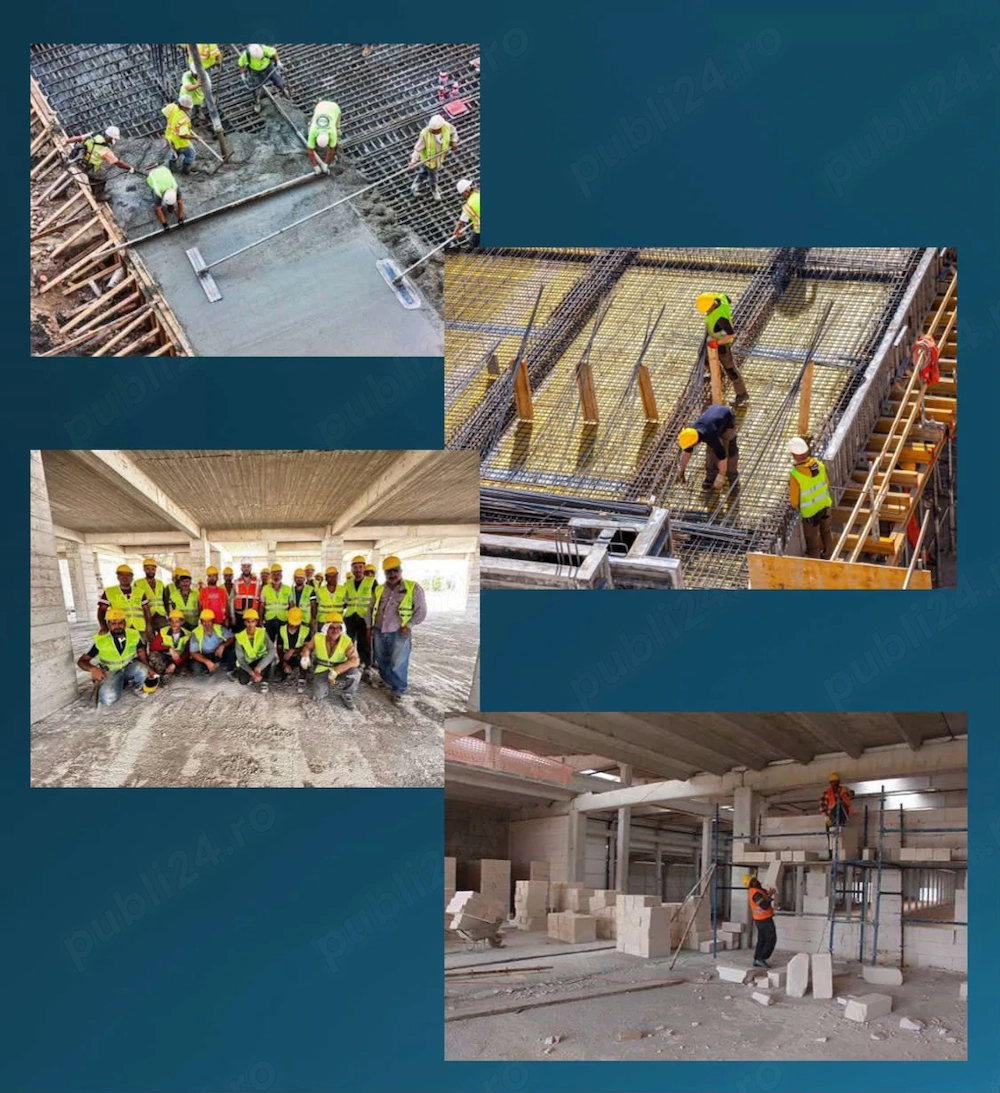 Echipe profi și echipamente - CONSTRUCTII