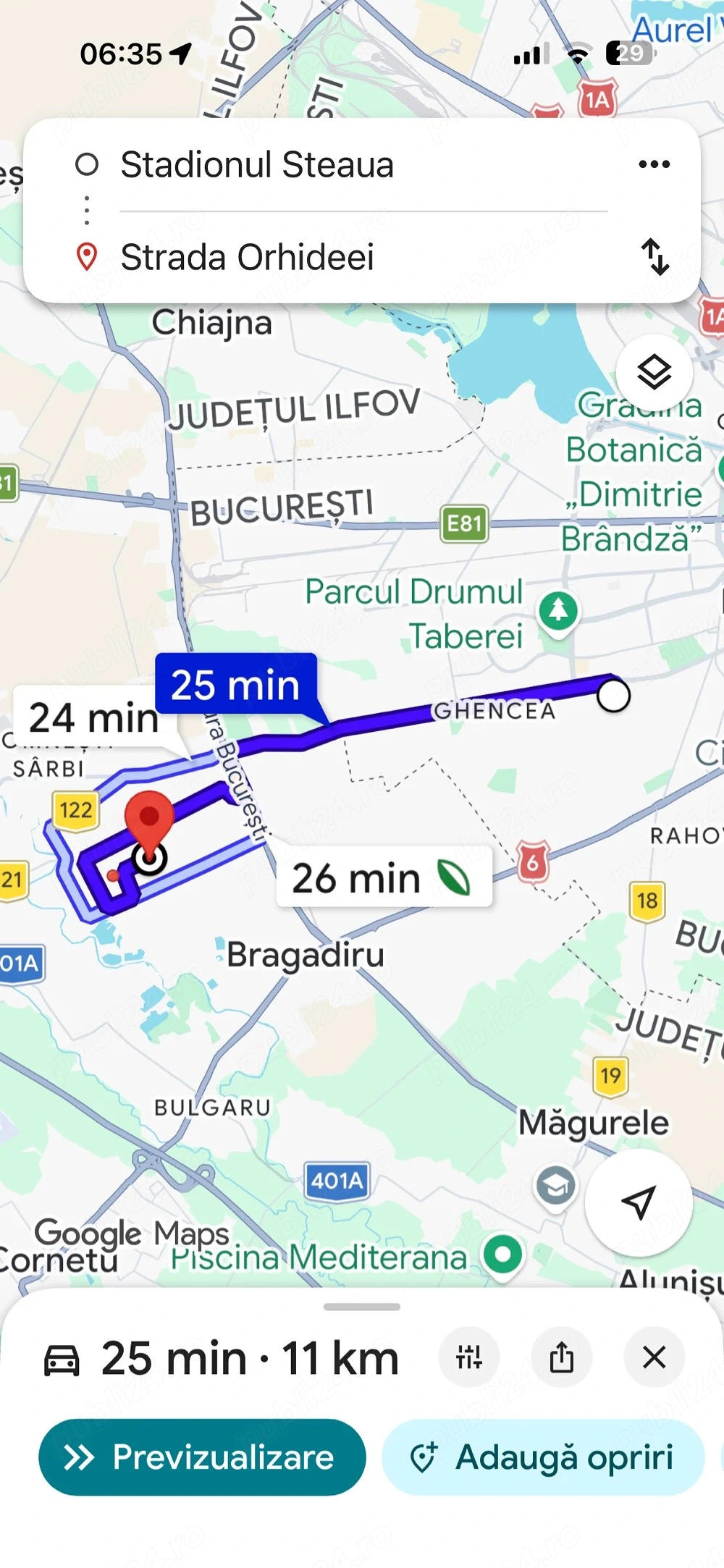 teren Clinceni Olteni Prelungirea Ghencea Cartier Latin 2000mp intre vile cu toate utilitatile