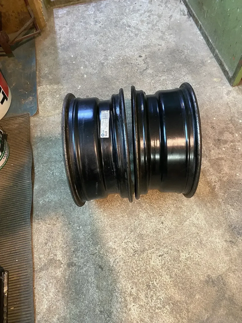 2 jante otel  KFZ Stahlrad echipare originala RENAULT 6 1/2Jx15