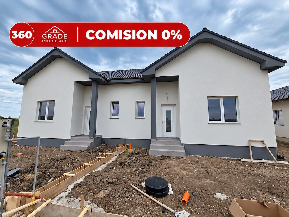 Duplex modern cu pod mansardabil - 75mp/utili Comision 0