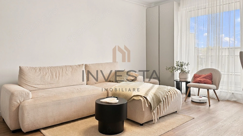 Apartament cu 2 camere, bloc nou, etaj intermediar, zona Intre Lacuri