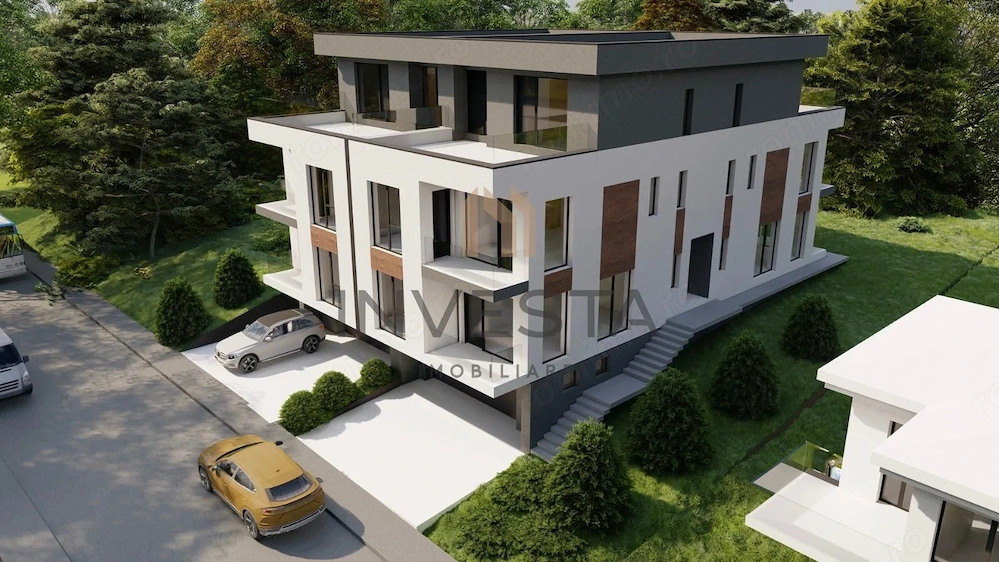 Apartament in vila cu 138 mp utili, Terasa 25 mp + 2 balcoane si garaj