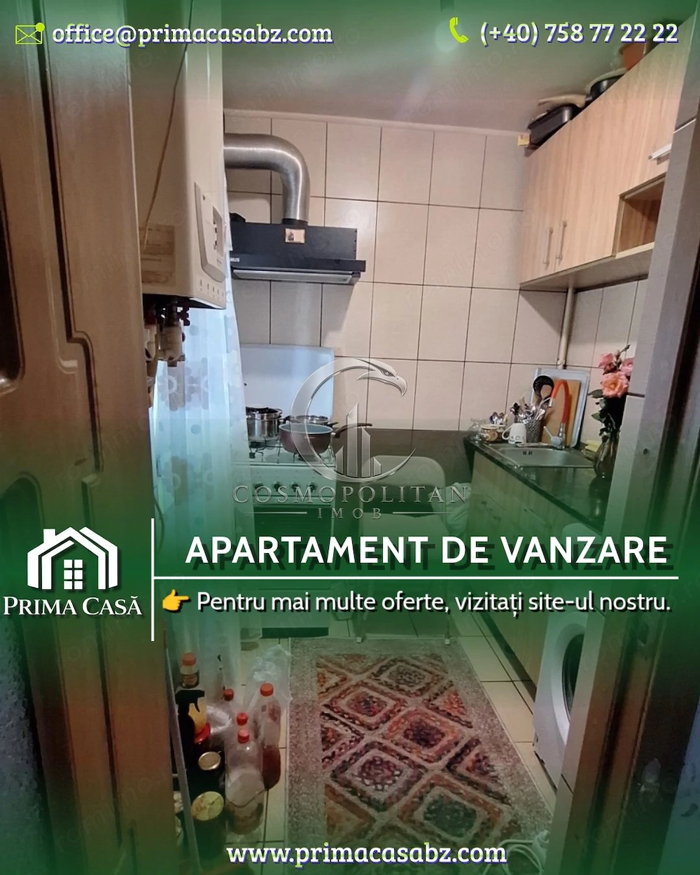 Apartament cu 3 camere ~ zona Micro 14 ~ etaj 1 din 4 ~