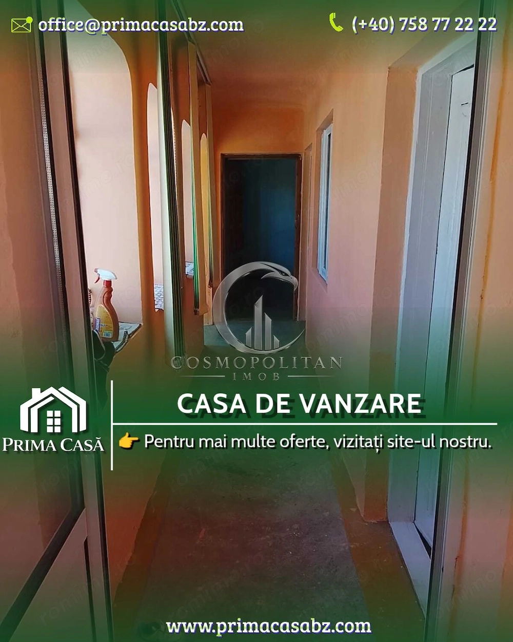 Oportunitate de investitie! Casa in Dealu Viei – Merei/BZ ~ teren 700mp ~ d=40m