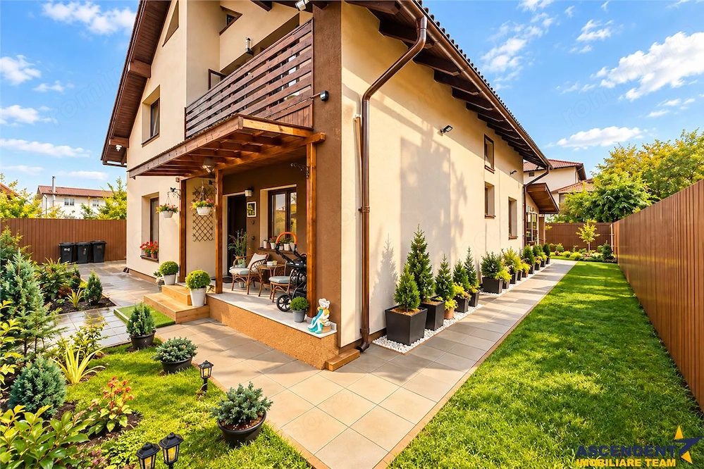 Stupini Brasov, vila premium, luminoasa, echipata, teren 536mp, terasa 30mp, pompa de caldura