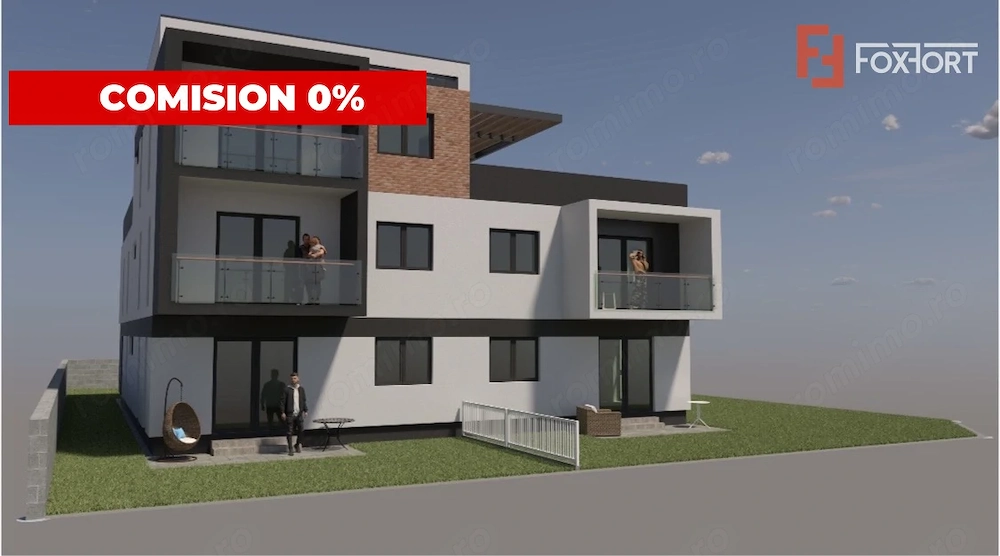 Penthouse de vanzare, 2 camere + terasa 66 mp - Mosnita - Kaufland
