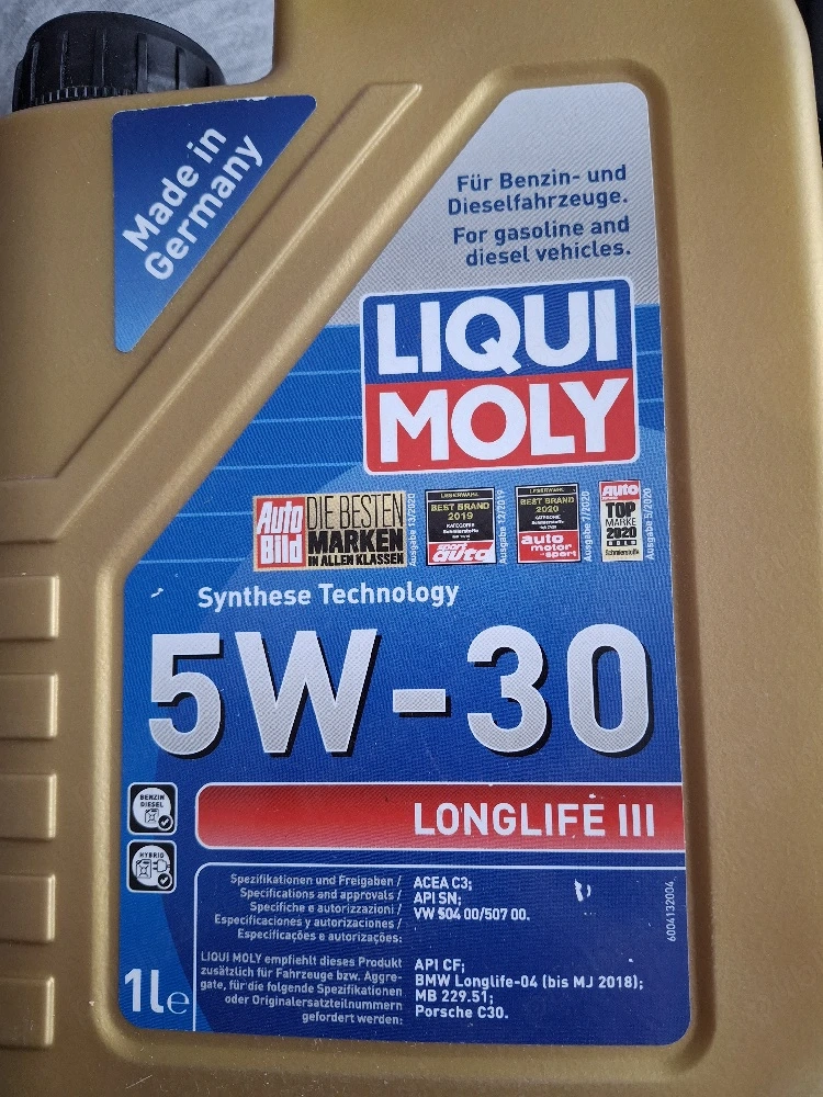 Vând Ulei de Motor Liqui Moly Top Tec 5W-30 Longlife III - 1L (Nou
