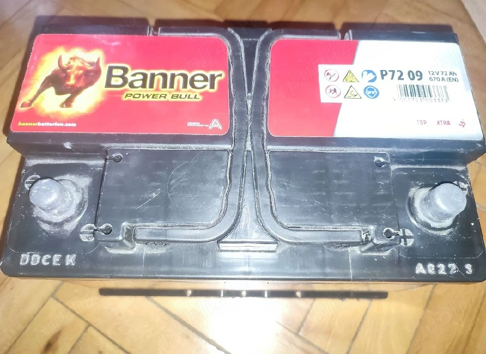 baterie banner 72 ah 670
