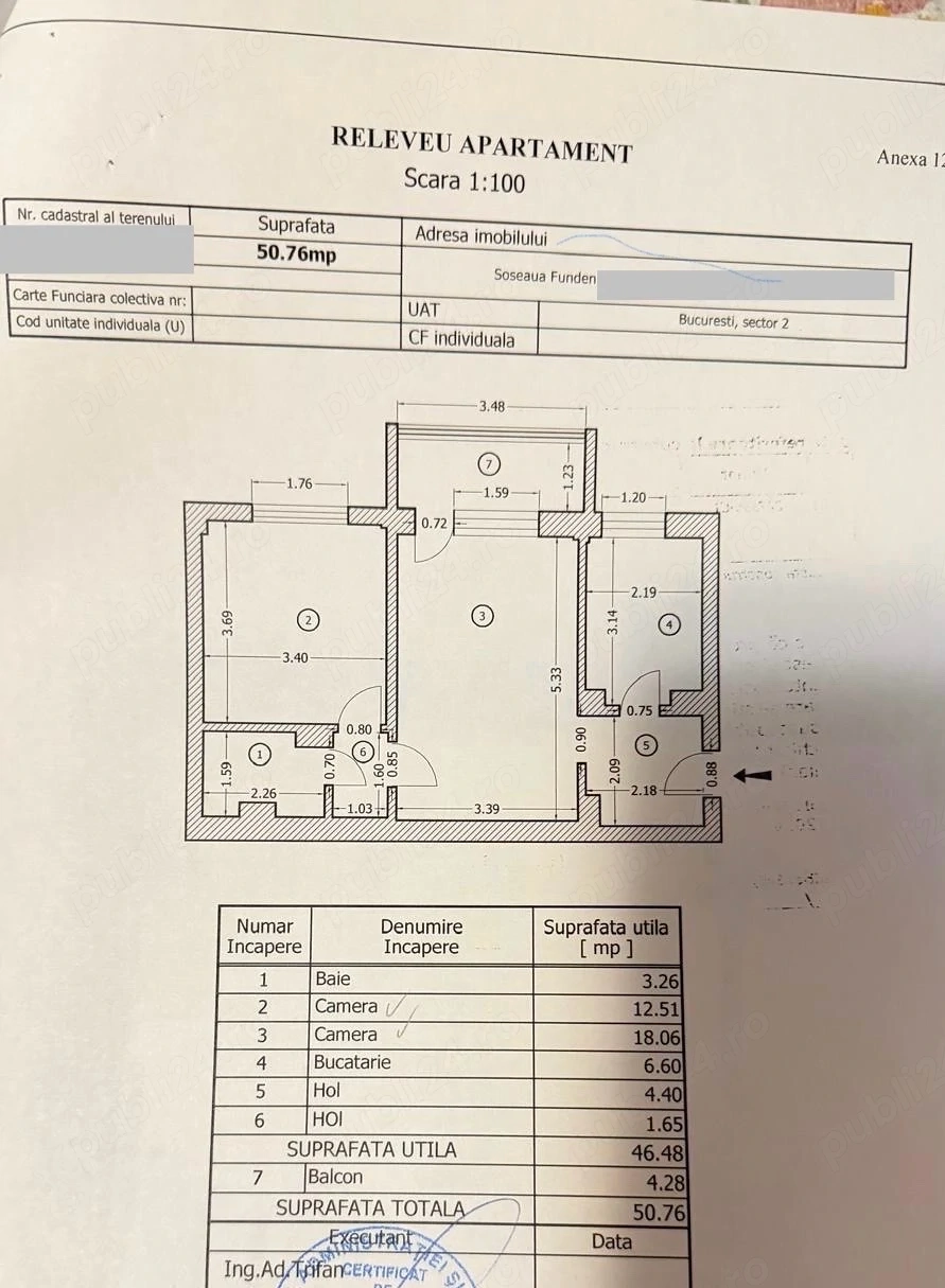 Proprietar   Vânzare apartament 2 camere, etaj 2 10   Șoseaua Fundeni (zona Motodrom)