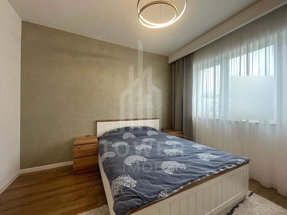 Apartament 2 camere decomandat,et 1-55mp,mobilat,6mp balcon,zona Brana-Selimbar