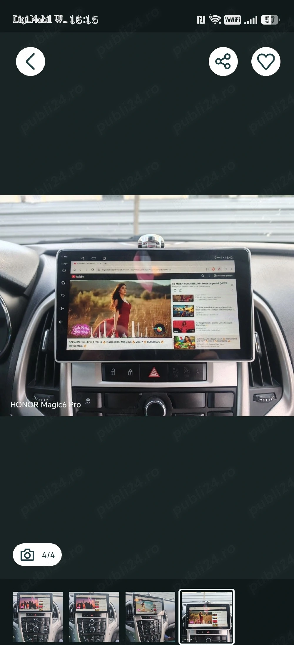 android auto opel astra j