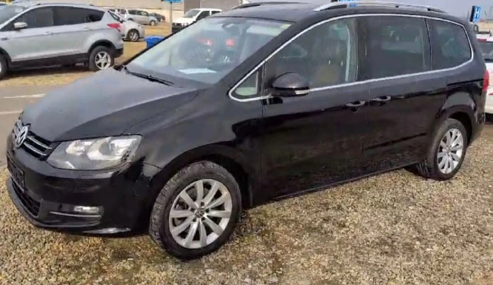 VW Sharan 2000 TDI (177 CP) DSG 2013, Piele, Panoramic, Led, Impecabil