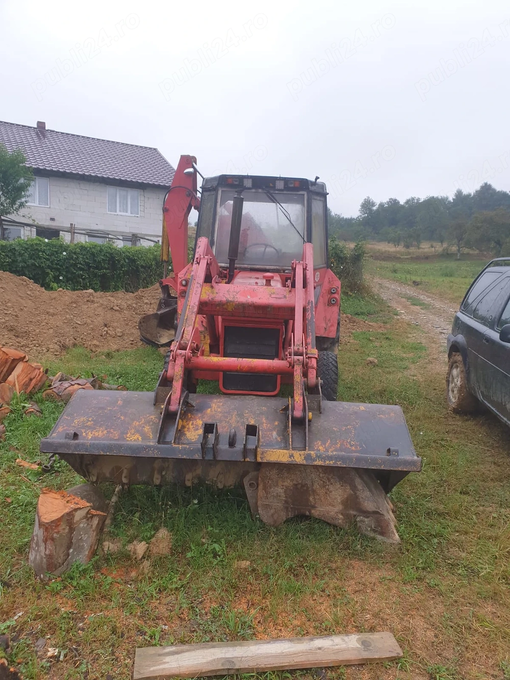 Vând buldoexcavator Massey Ferguson 50B, 1980   complet funcțional