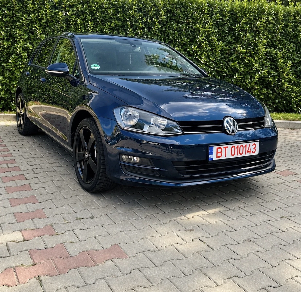 Vw golf 7 benzină ,numere roșii valabile