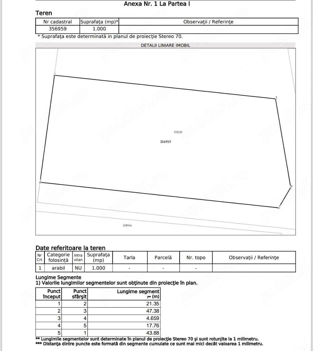 OPORTUNITATE INVESTIȚIE   Teren 1.000 mp Cluj-Napoca (prelungire Valter Mărăcineanu)   50   mp 